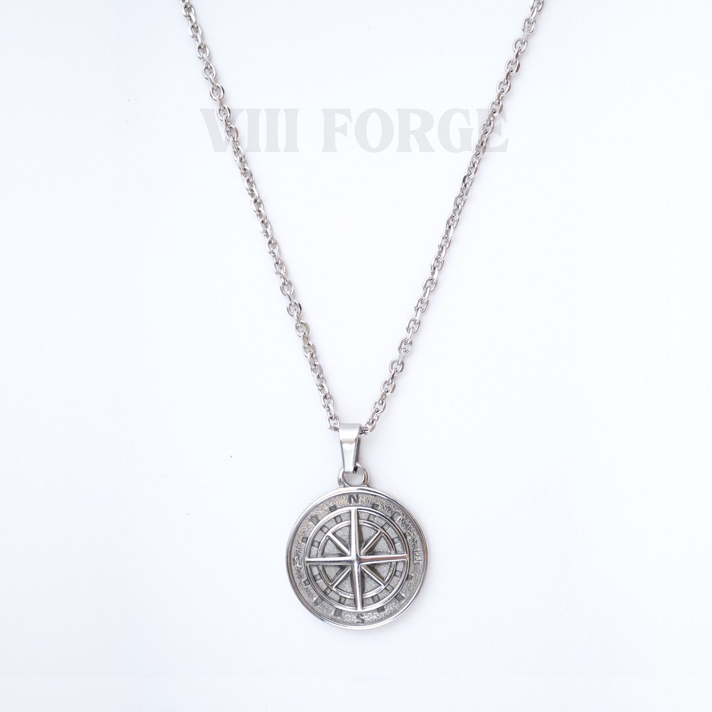 compass pendant(silver)