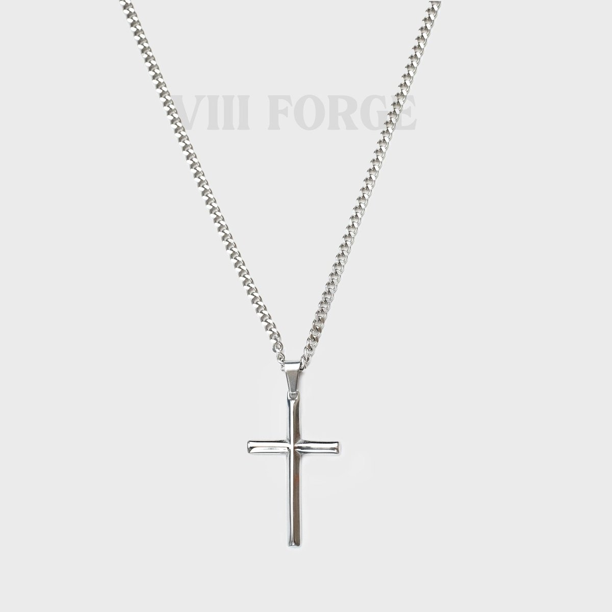 cross(silver-triangular)