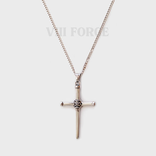 RETRO CROSS-SILVER