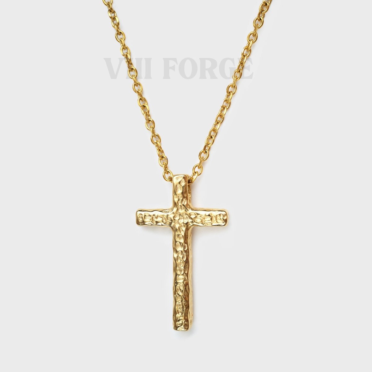 melt metal cross(gold)