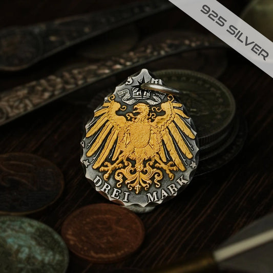 Deutsches Reich Silver Coin Pendant