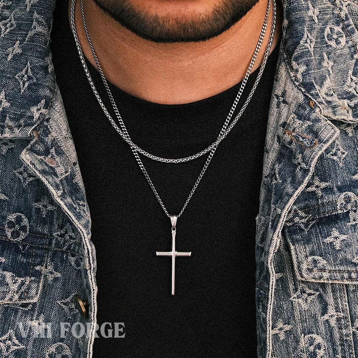 the cross(silver)-slim