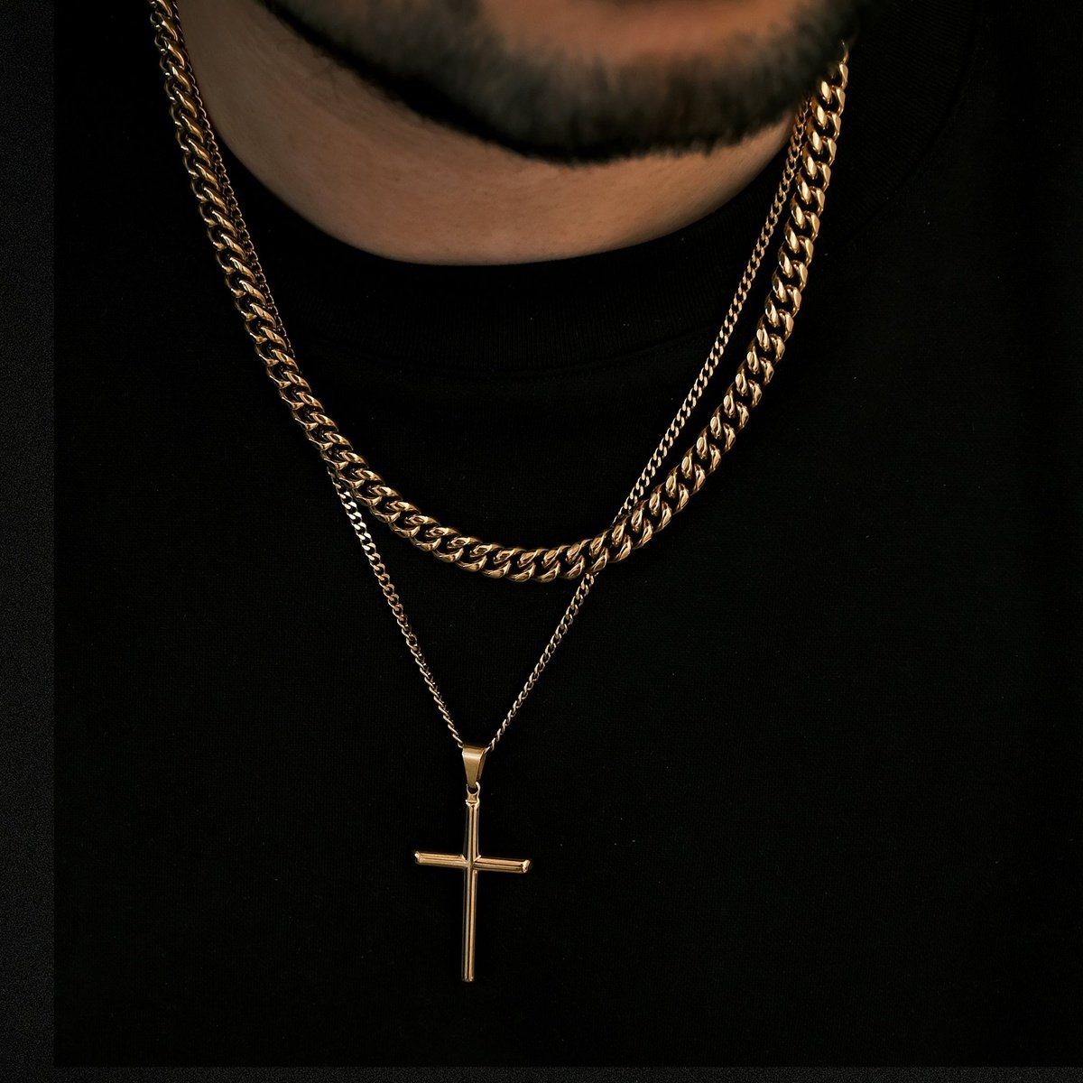 the cross(gold)-slim