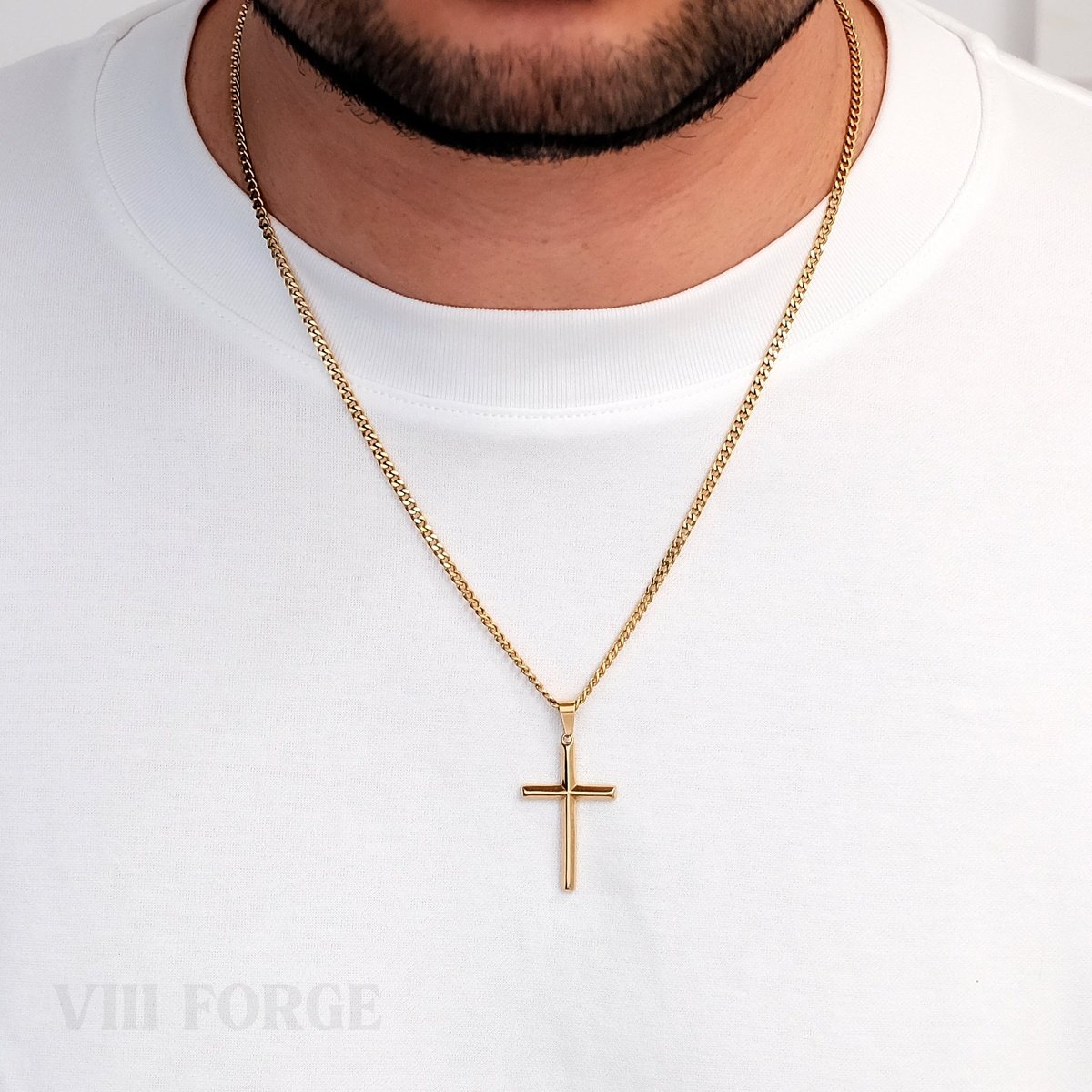 cross(gold-triangular)