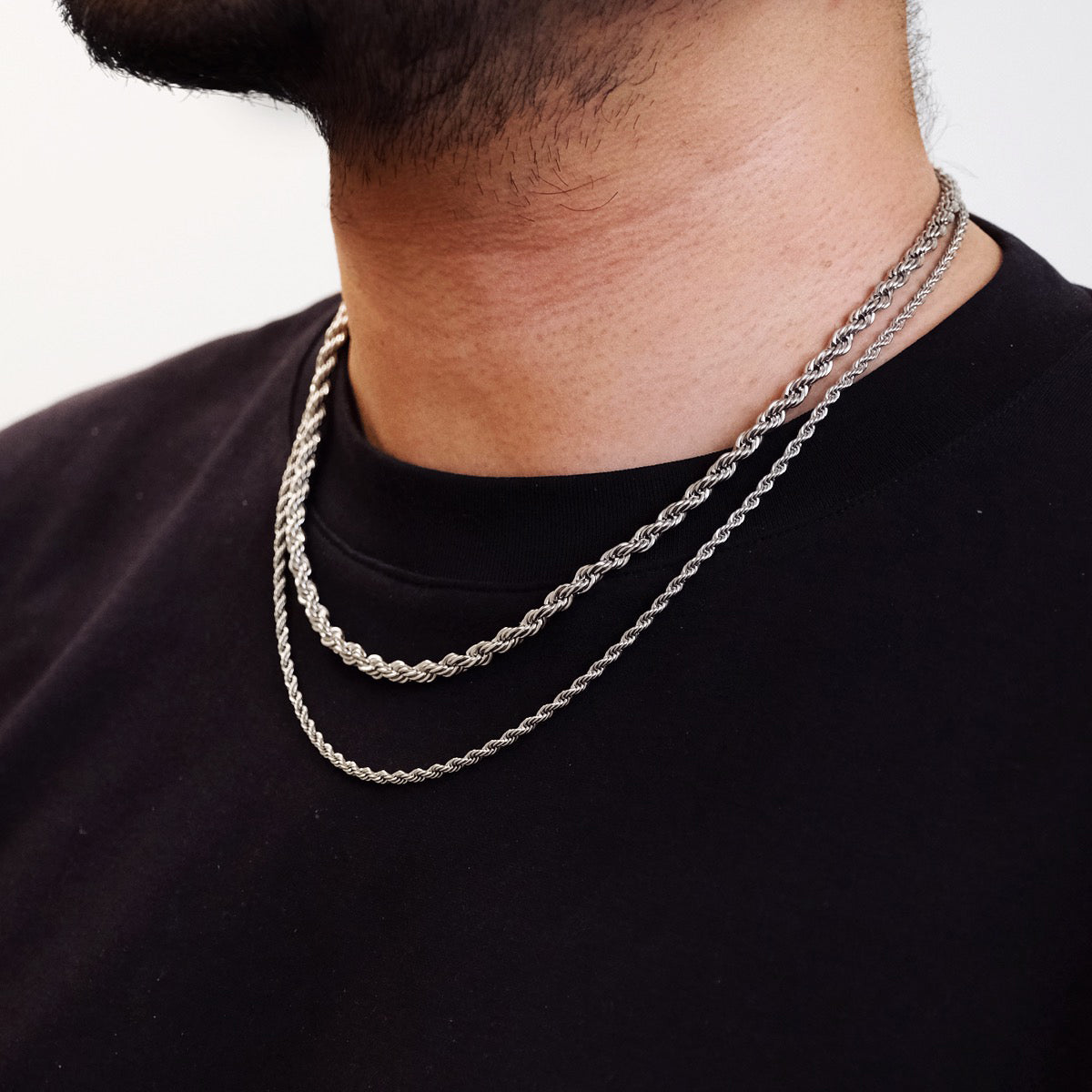 rope chain set(silver)