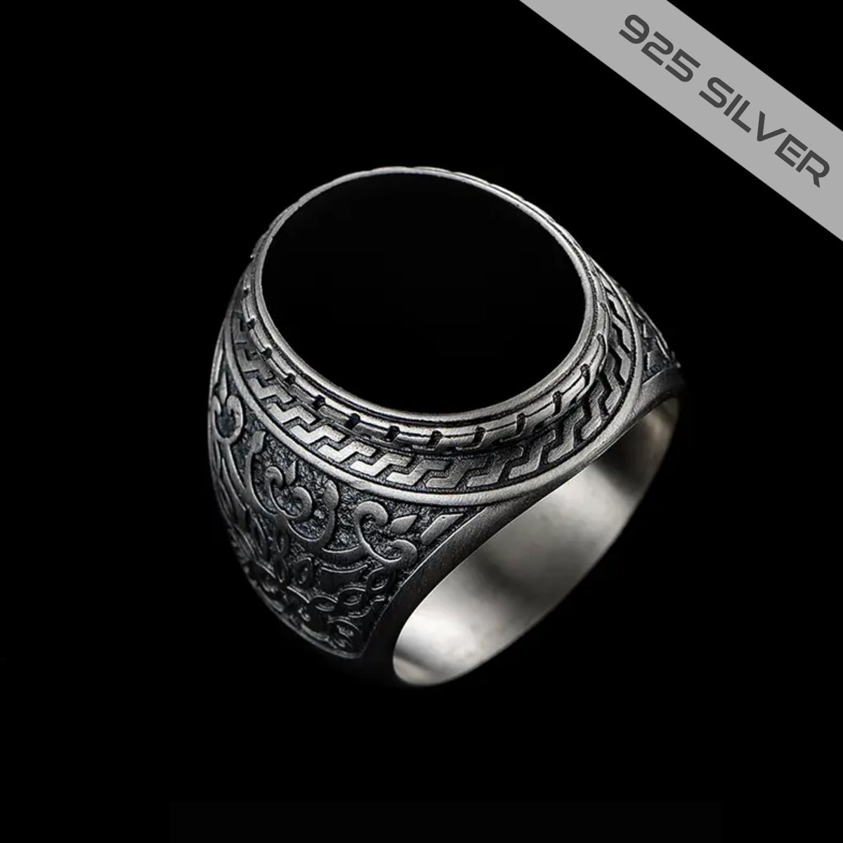 black agate(ring)