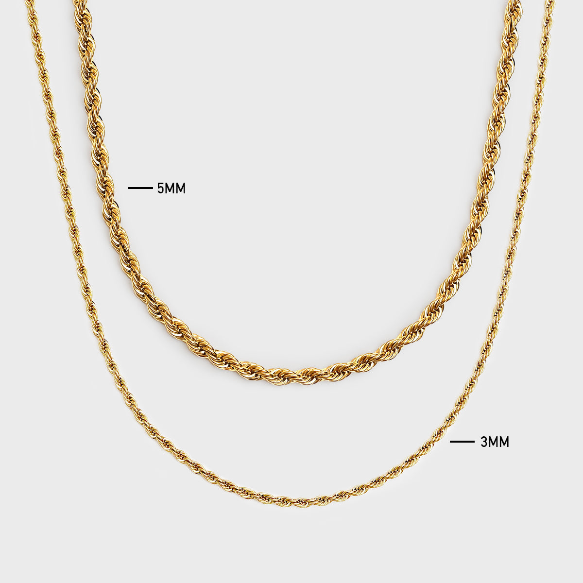 rope chain set(gold)