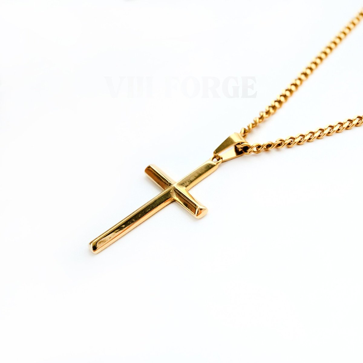 cross(gold-triangular)