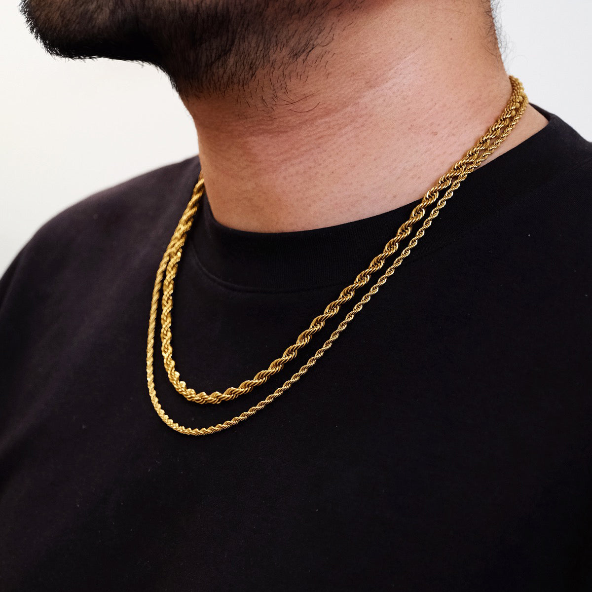 rope chain set(gold)