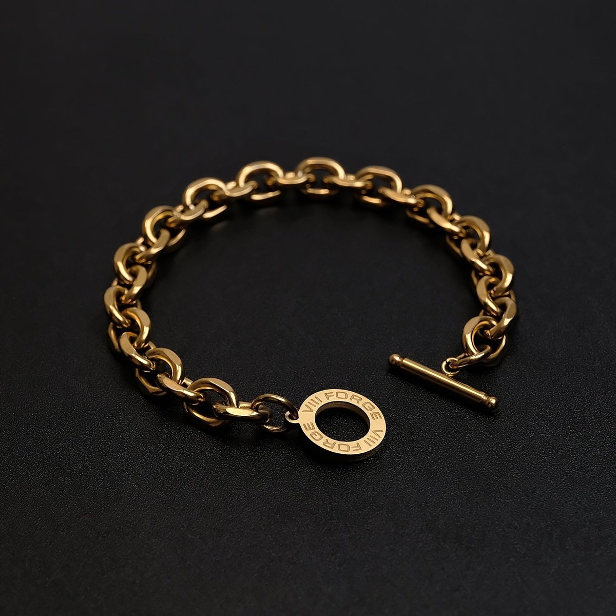 bracelet (cable chain gold)