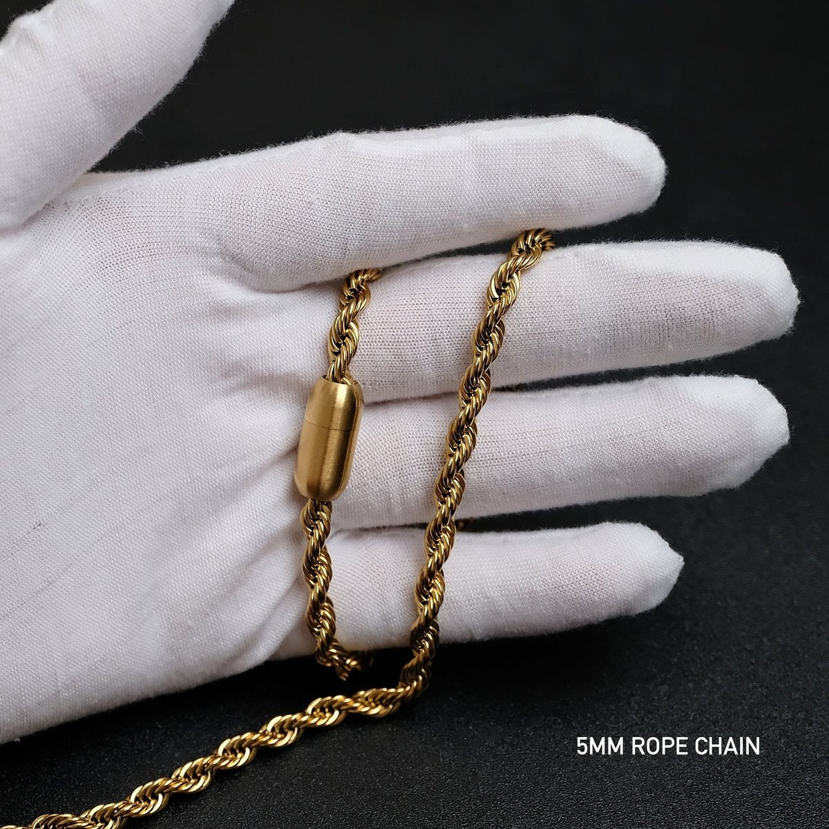 rope chain set(gold)