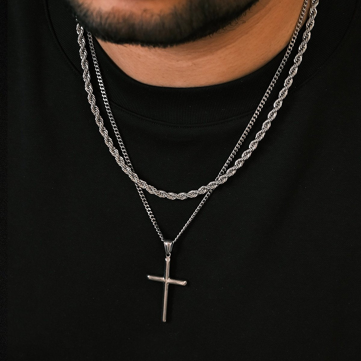 the cross(silver)-slim